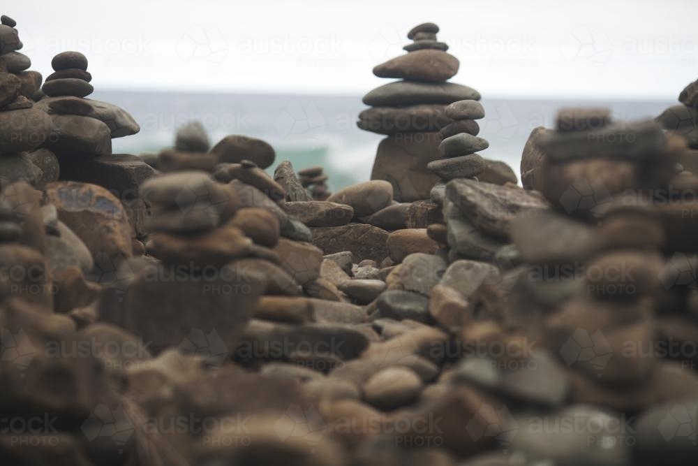 Cairn rock formation - Australian Stock Image