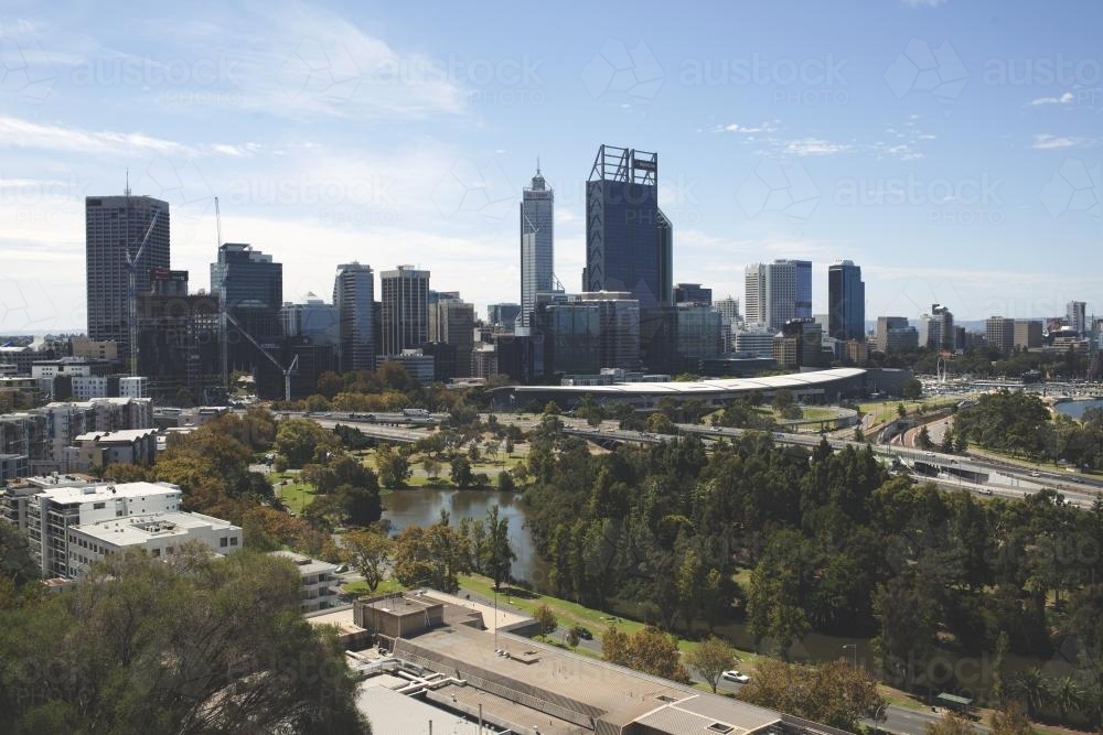 Cityscape - Perth - Australian Stock Image