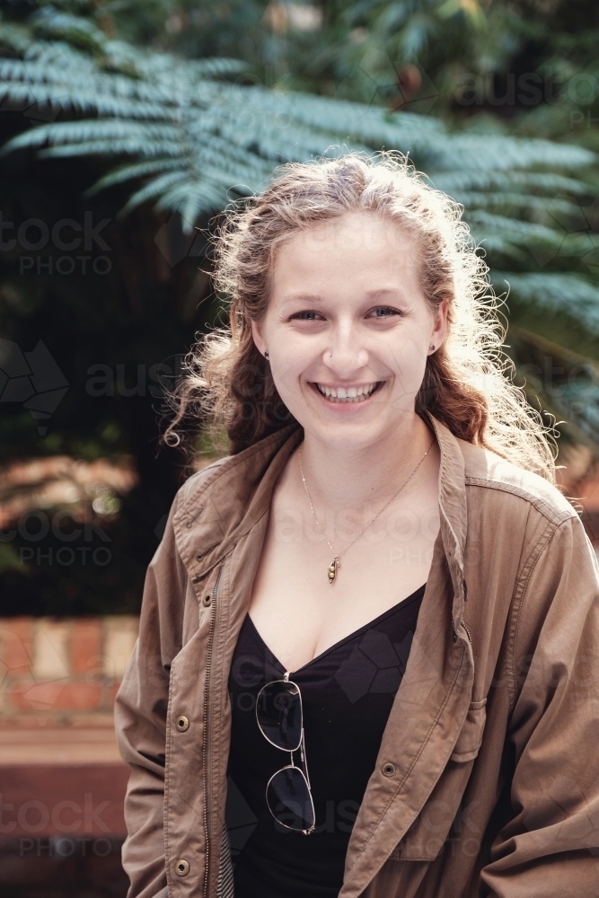 Happy young adult student - Australian Stock Image