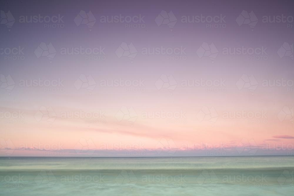 Sunset landscape at the beach - Australian Stock Image