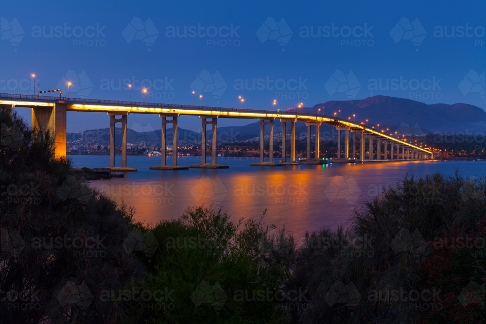 Tasman Bridge - Hobart - Tasmania - Australia - Australian Stock Image