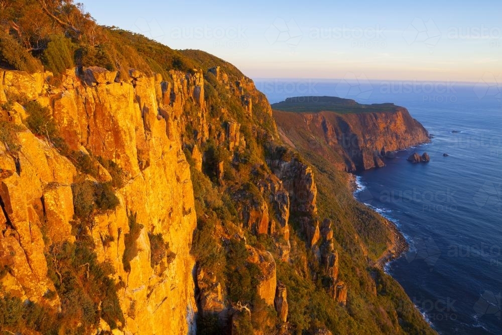 View from Cape Raoul Lookout - Australian Stock Image