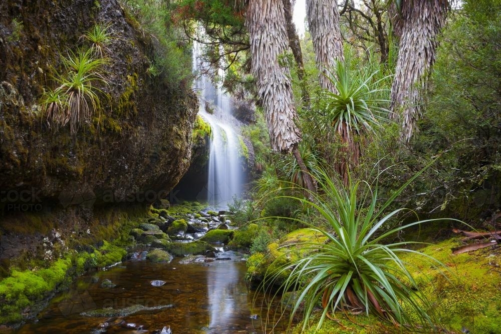 Waterfall Valley - Australian Stock Image