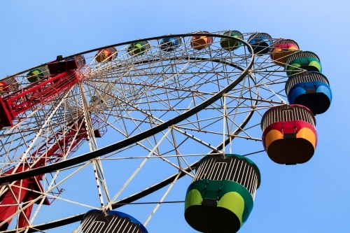 Colourful ferris wheel at Luna Park