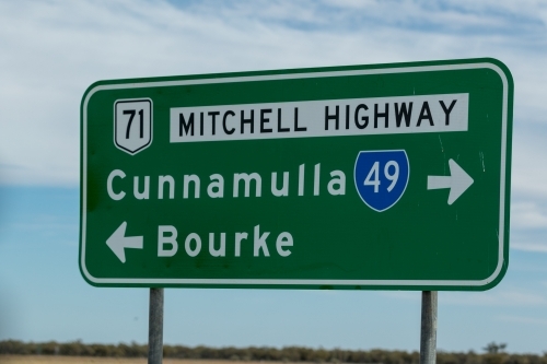 Mitchell Highway Sign