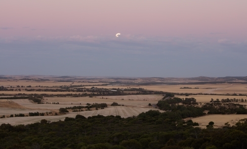 Super Moon over Chapman Valley Farms