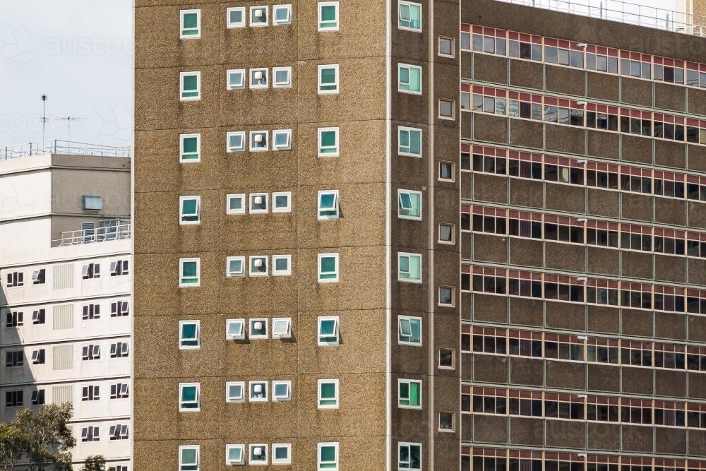 A block of inner city apartments - Australian Stock Image