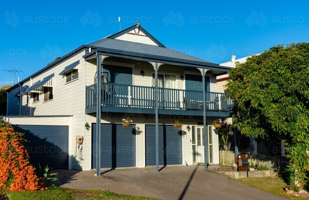A House in an Australian Suburb - Australian Stock Image