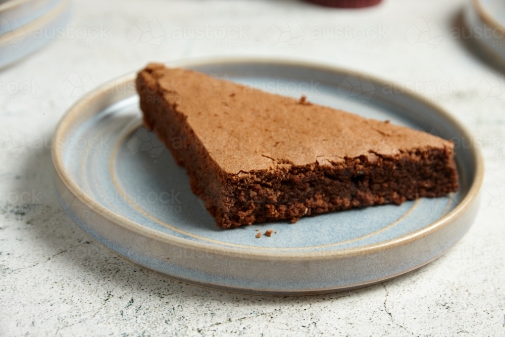 A piece of Belgian cake - Australian Stock Image
