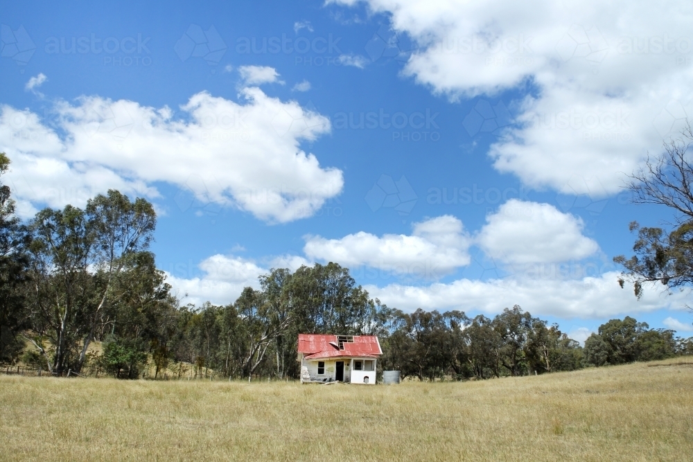 Abandoned farm house - Australian Stock Image