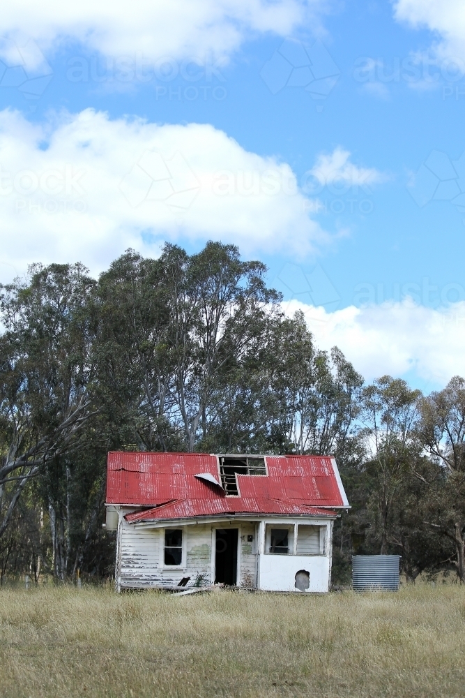 Abandoned farm house - Australian Stock Image
