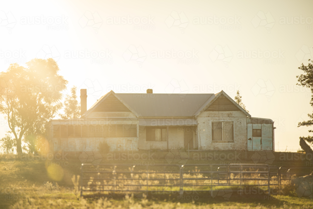 Abandoned home in rural New South Wales - Australian Stock Image