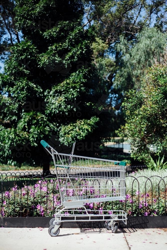 Abandoned trolley - Australian Stock Image