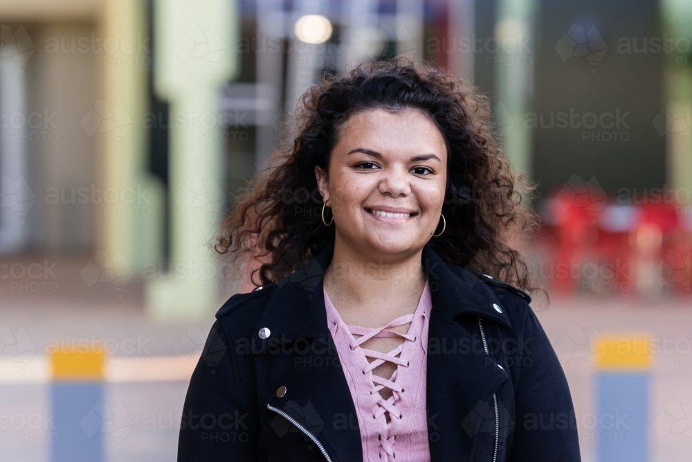 aboriginal woman - Australian Stock Image