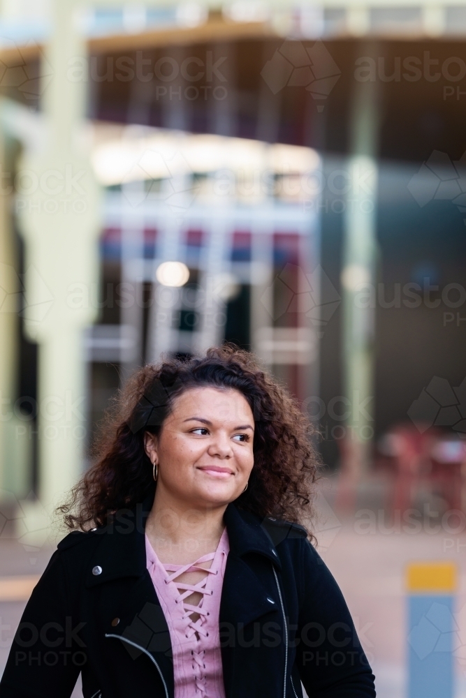 aboriginal woman - Australian Stock Image