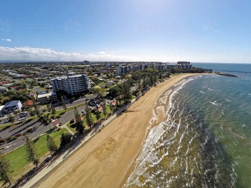 Aerial drone photos of Australian coastline - Australian Stock Image