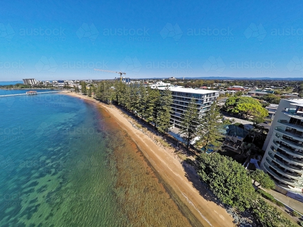Aerial drone photos of Australian coastline - Australian Stock Image