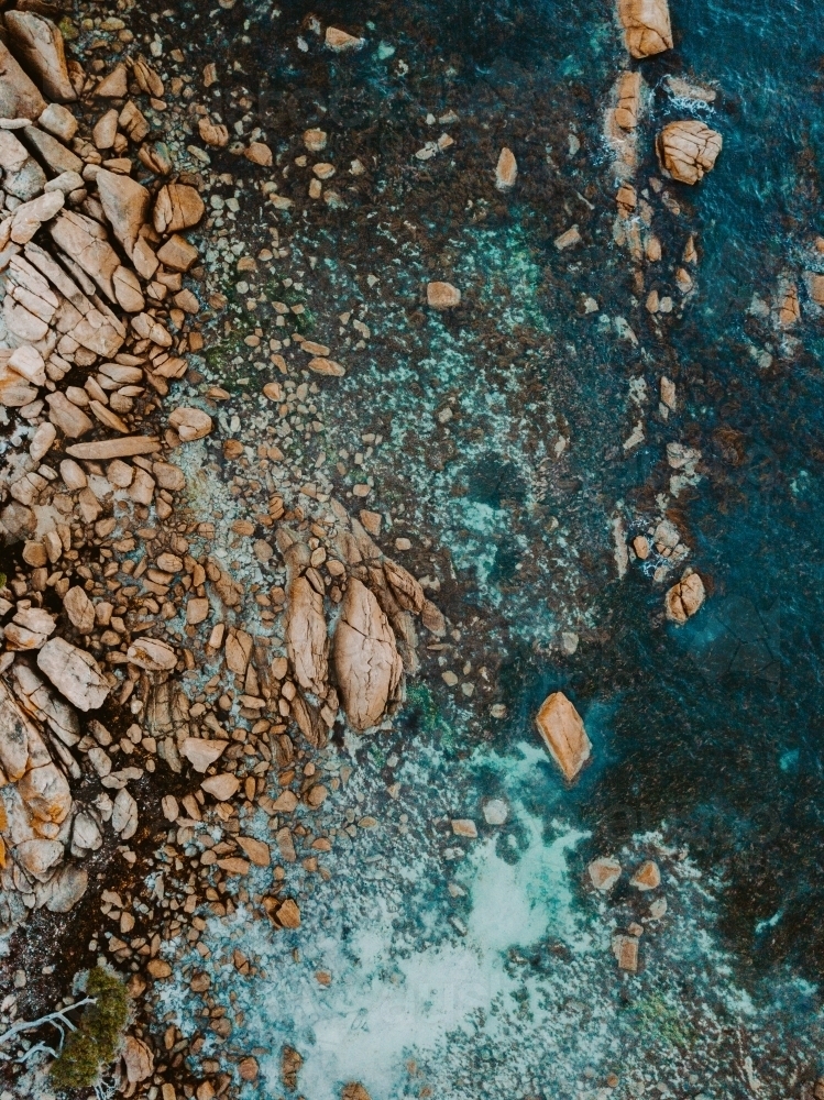 Aerial of Australian Coast - Australian Stock Image