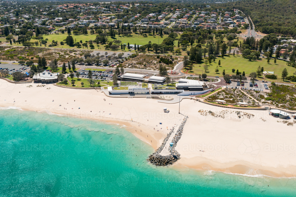 Aerial Over City Beach Western Australia - Australian Stock Image