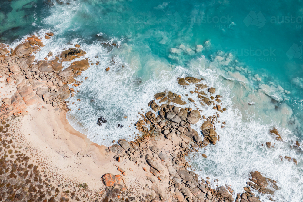 Aerial View of Berry Bay, South Australia - Australian Stock Image