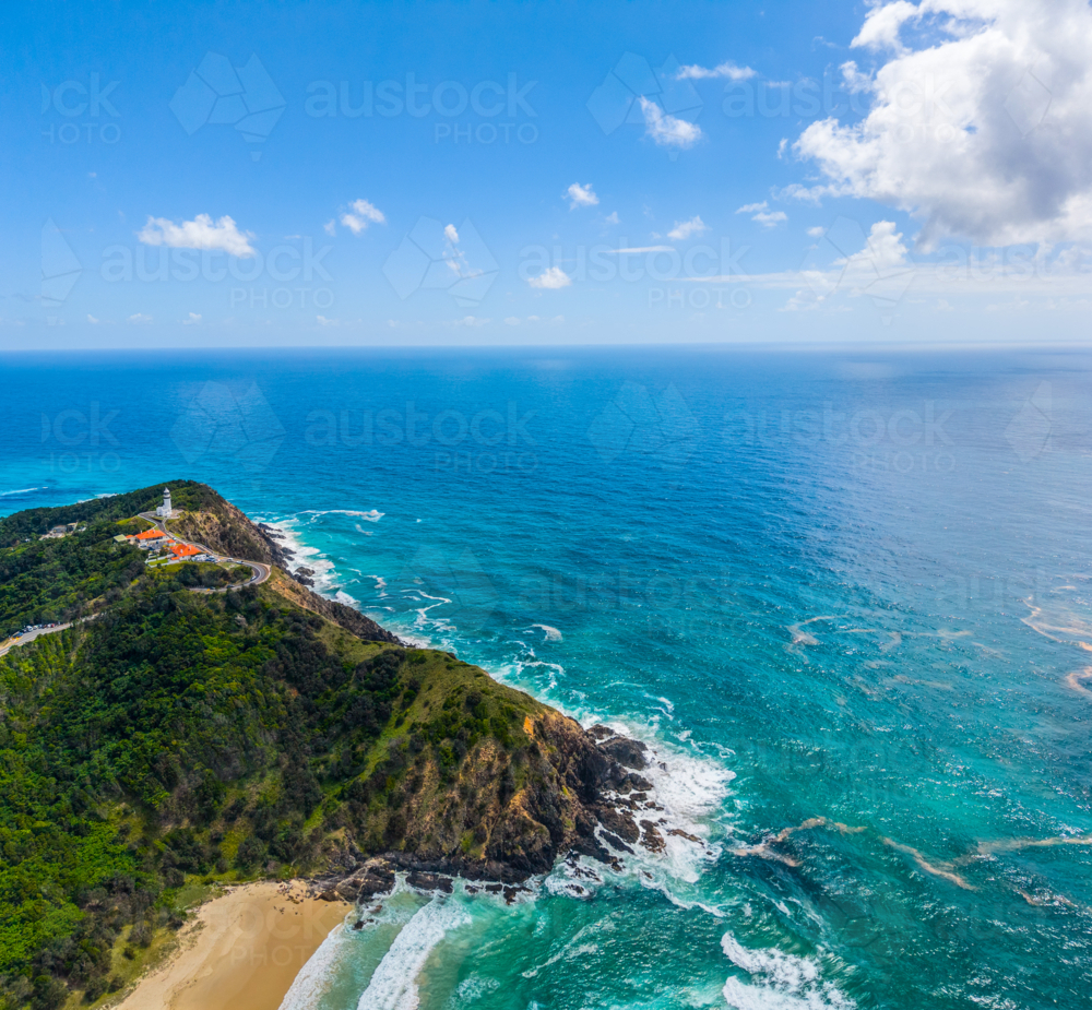 Aerial view of Byron Bay - Australian Stock Image