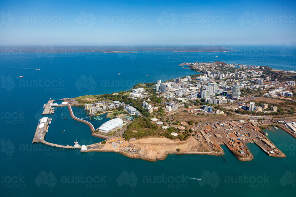 Aerial view of Darwin, Northern Territory - Australian Stock Image