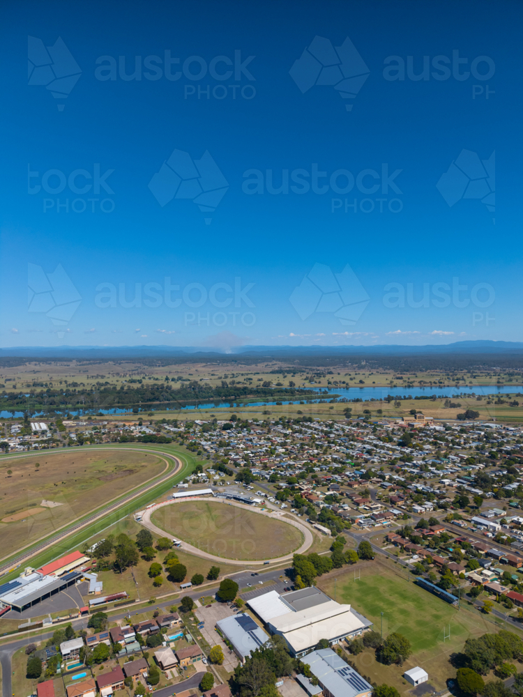 Aerial view of Grafton - Australian Stock Image