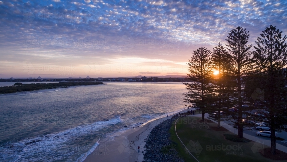 Image of Aerial view of Happy Valley and Pumicestone Passage, at