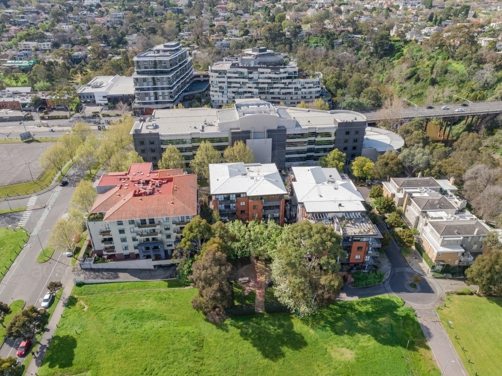 Fresh Look at Image Of Aerial View Of Inner City Apartments Near Green
