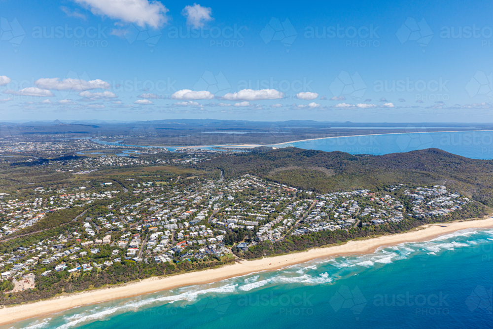 Aerial view of Noosa - Australian Stock Image