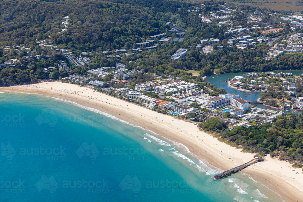 Aerial view of Noosa - Australian Stock Image