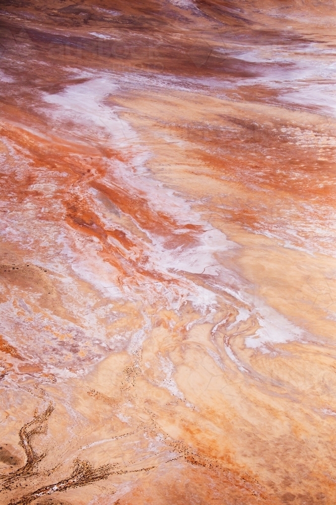 aerial view of outback landscape - Australian Stock Image