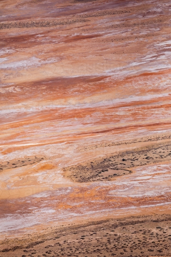 aerial view of outback landscape - Australian Stock Image