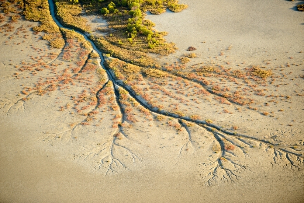 Aerial view of river - Australian Stock Image