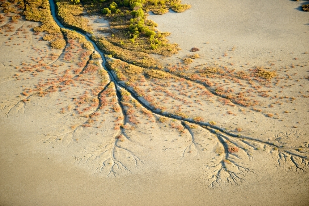 Aerial view of river - Australian Stock Image