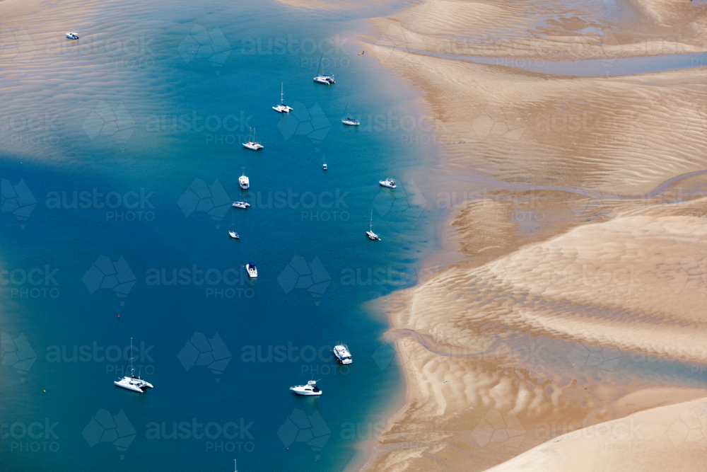 Aerial view of Seventeen Seventy - Australian Stock Image