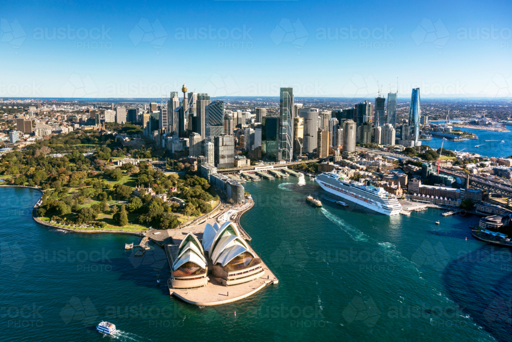 Aerial view of Sydney - Australian Stock Image
