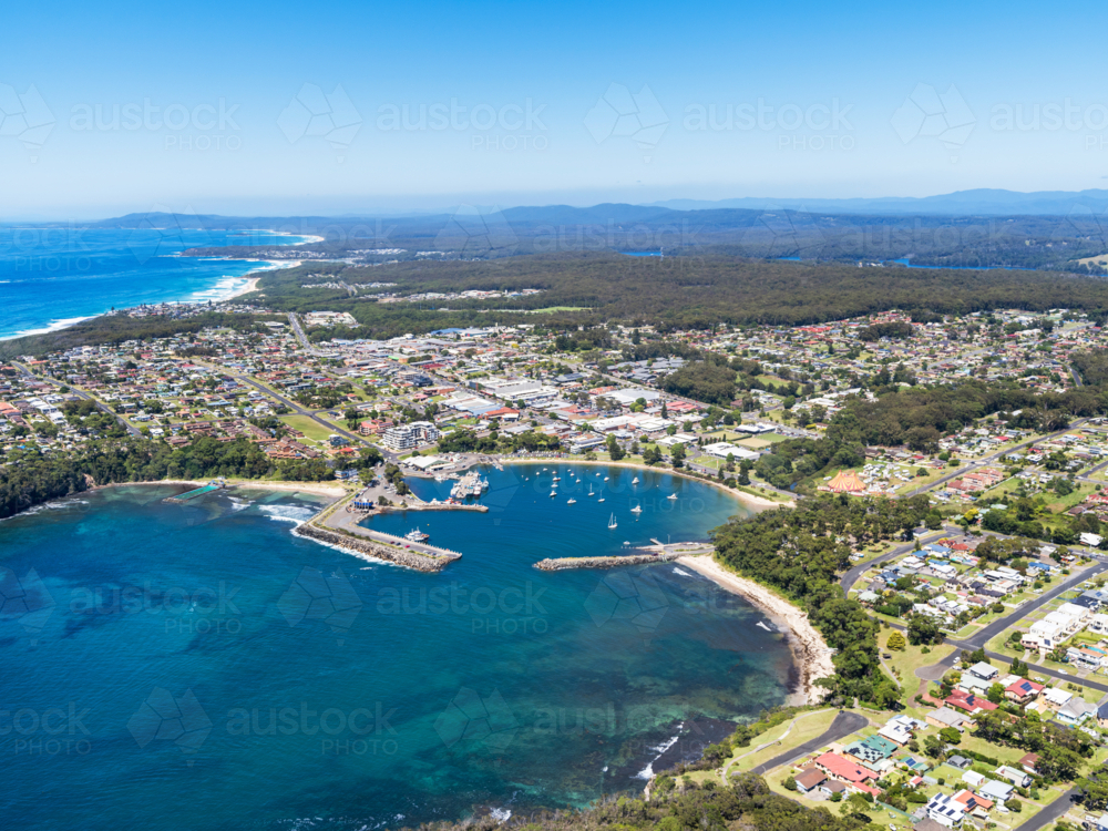 Aerial view of Ulladulla, NSW - Australian Stock Image