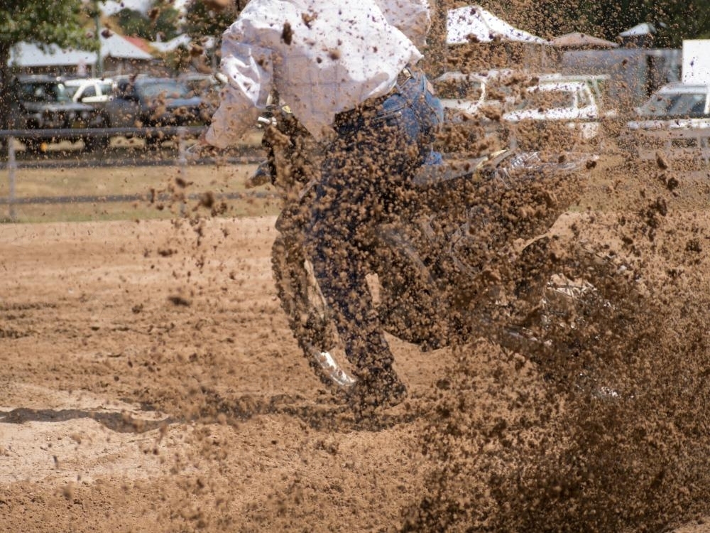 Agricultural motor bikes competing at the Walcha Show - Australian Stock Image