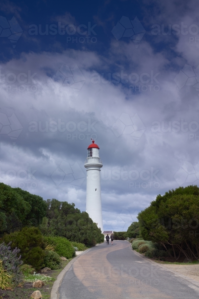 Image of AIreys Inlet Lighthouse Austockphoto