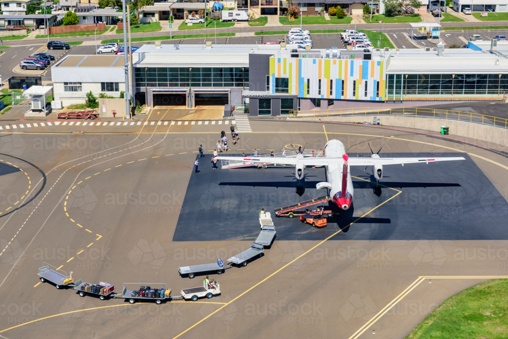 Airport in Gladstone, Queensland - Australian Stock Image