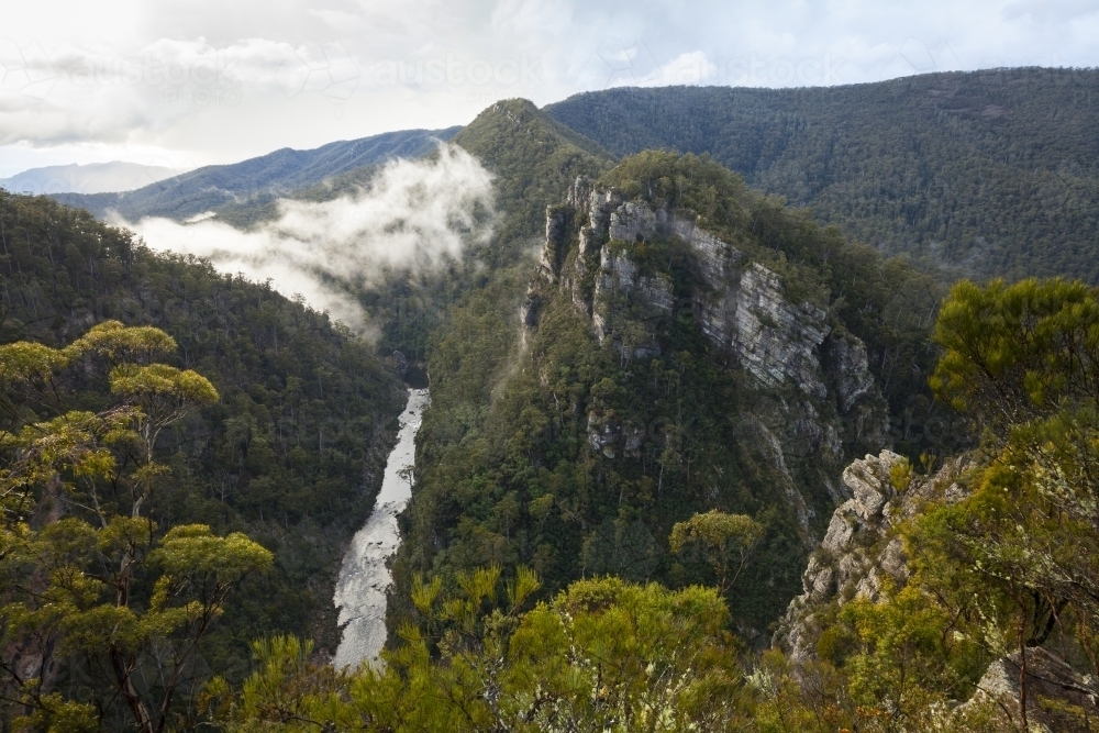 Alum Cliffs - Tasmania - Australian Stock Image