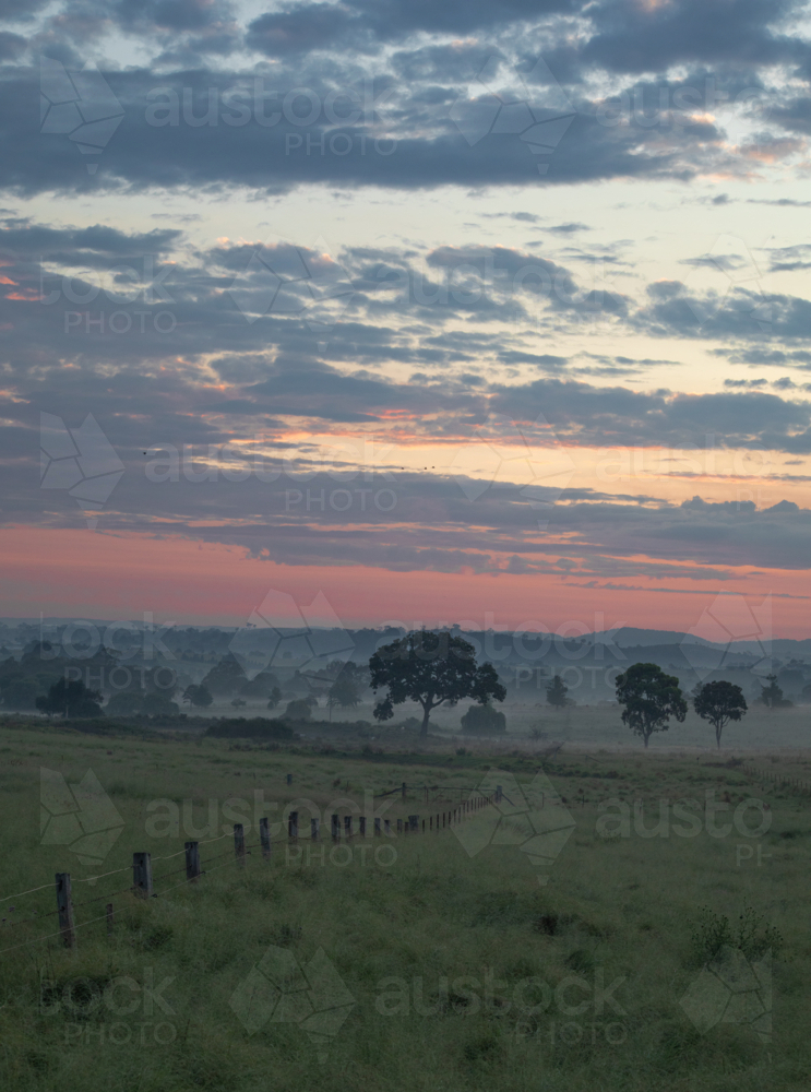 An early morning in the country - Australian Stock Image