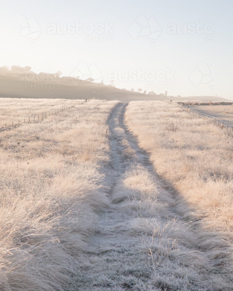 An early winter morning in country Australia - Australian Stock Image
