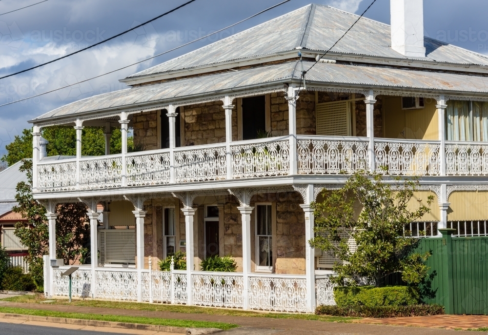 An Old House in the Australian Suburbs - Australian Stock Image