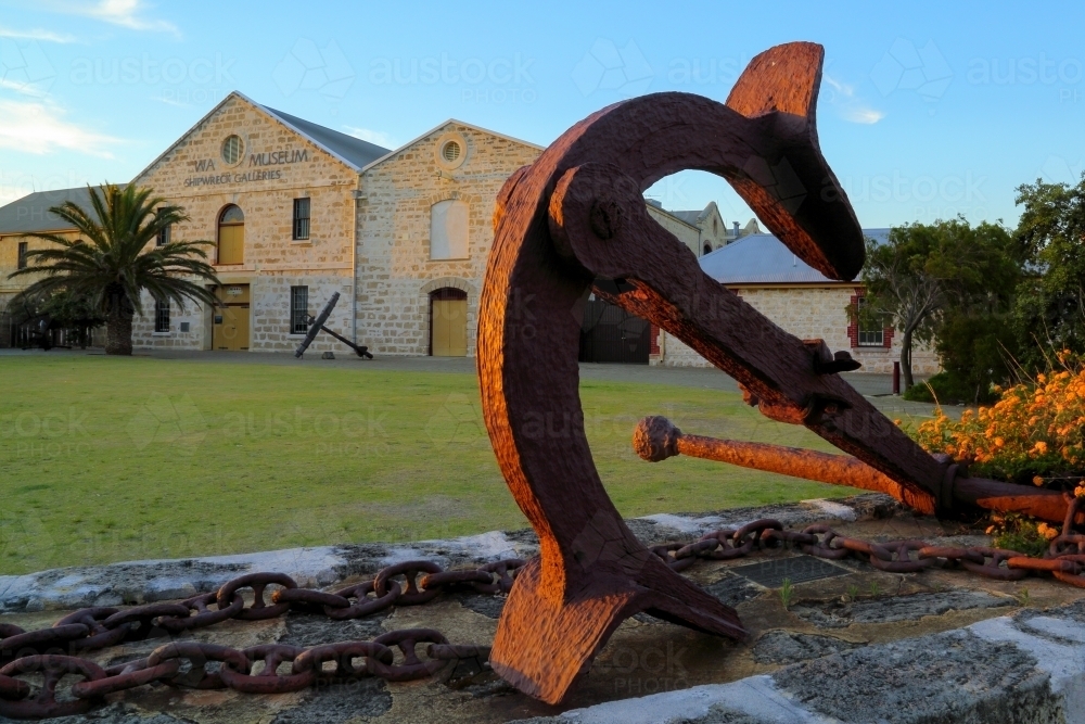 Anchor and maritime museum - Australian Stock Image
