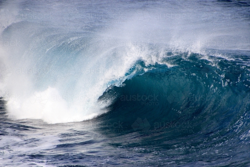 Grumpy Wave Image of Angry Wave - Austockphoto
