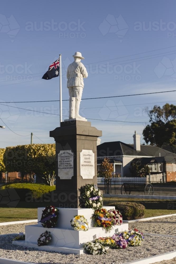 ANZAC Memorial Statue - Australian Stock Image