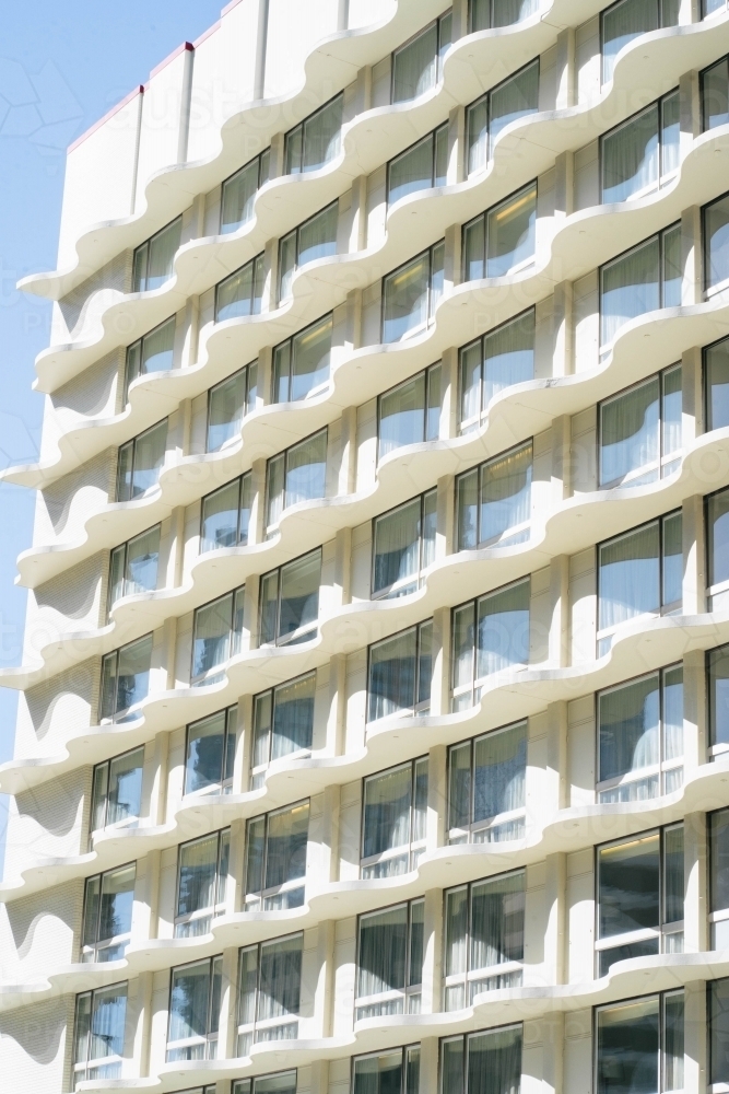 apartment building in sunshine - Australian Stock Image