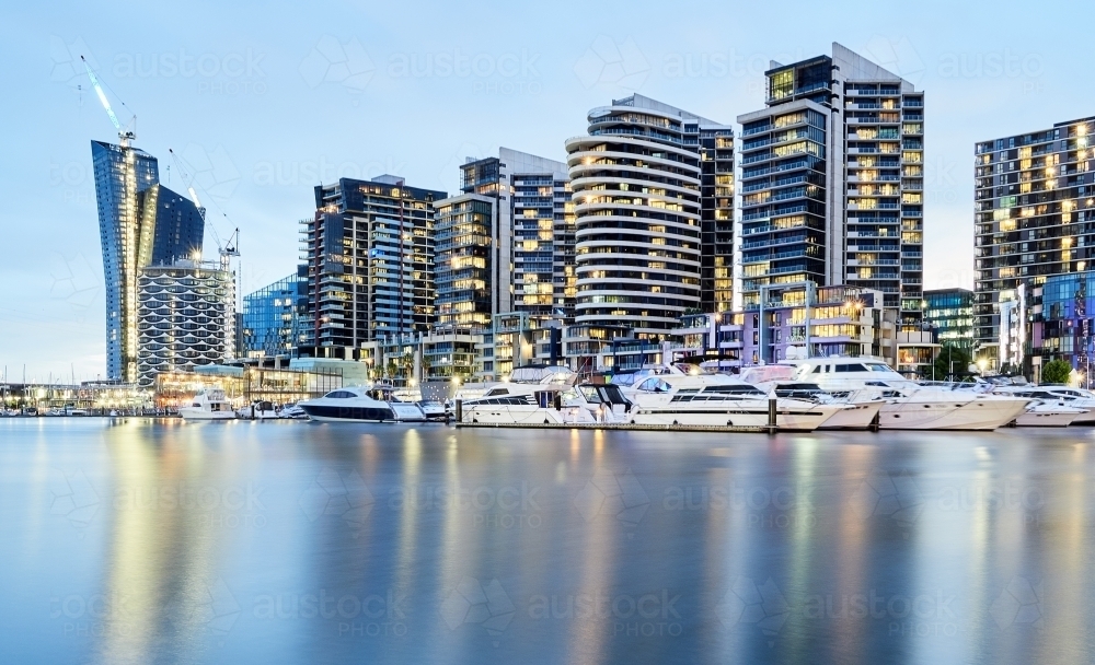 Apartment Buildings at Docklands - Australian Stock Image